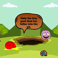 Free online flash games -  Protect Fallen Tiny Goat