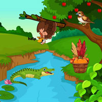 Free online flash games - Wow Crocodile Surrounding The Turkey