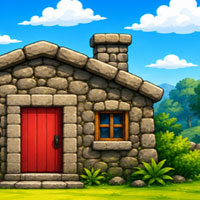 Free online flash games - Stone House Parrot Rescue