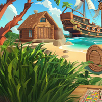 Free online flash games -  Mystery Pirate World Escape 3