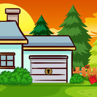 Free online flash games - G2J Find the Car Shed Key