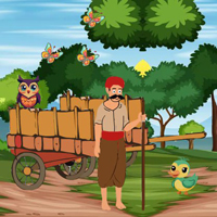 Free online flash games - Wow Locate The Farmer Cart Bull
