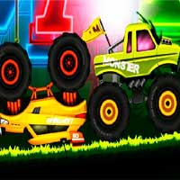 Jungle Monster Truck Race