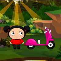 Free online flash games - Pucca Find The Vespa