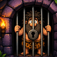 Free online flash games - Rescue the Trapped Caveman