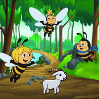 Free online flash games - Honeybees Visit Their Friend Party