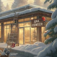 Free online flash games - Winter Spa