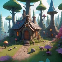 Free online flash games - Magic Forest Village Escape