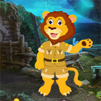 Games4King Funny Lion Rescue