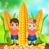 Free online flash games - Corn Land Twins Escape