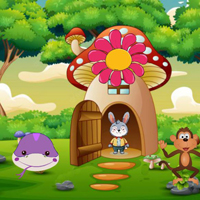 Free online flash games - Starving Bunny Find Vegetables