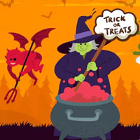 Free online flash games - G2L Halloween Candy Basket Escape