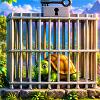 Free online flash games - Help the Locked Tortoise Escape