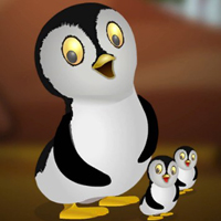 Free online flash games - G2J Penguin Cubs Escape from Home