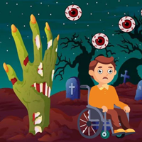 Free online flash games - Scary Land Disabled  Boy Escape