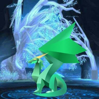 Lightening Crystal Forest Escape HTML5