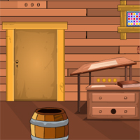 GenieFunGames Single Wooden Room Escape