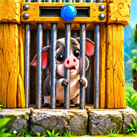 Free online flash games - Free the Pig from the Cage