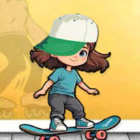 8B Find Skating Super Girl Hazel