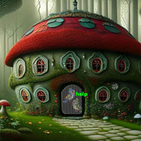 Free online flash games - Birds Trapped Giant Mushroom Hut