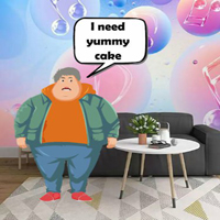 Free online flash games - Wow Help Hungry Chubby Boy
